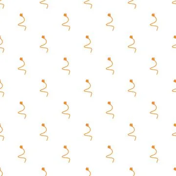 Repeating star tail fuse pattern on white background Stock Illustration