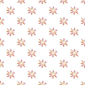 Repeating starburst pattern creating an abstract background イラスト素材