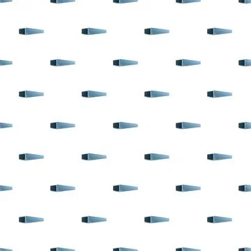 Repeating structural metal profile shape pattern Illustrazione stock