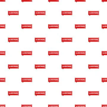 Repeating subscribe buttons forming a digital content pattern 스톡 일러스트