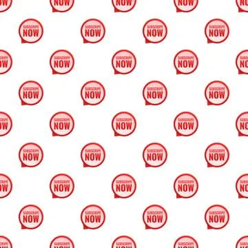 Repeating subscribe now button pattern for online marketing Stock Illustration