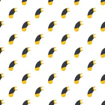 Repeating taser stun gun weapons pattern Stock Illustration
