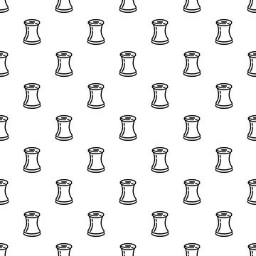 Repeating thread spool pattern for sewing industry background Stock Illustration
