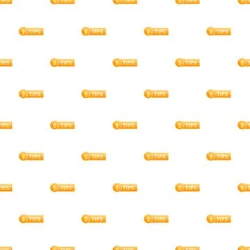 Repeating tips button with light bulb icon pattern イラスト素材