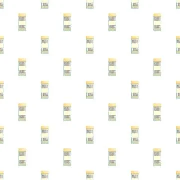 Repeating toothpick pattern creating a kitchen hygiene background Stock Illustration