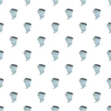 Repeating tornado vortex seamless pattern for weather design Stock Illustration