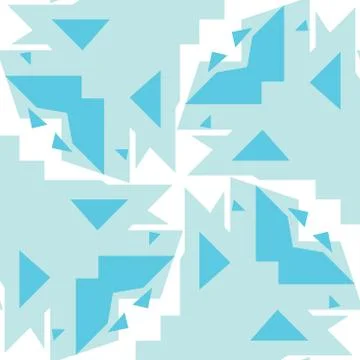 Repeating Triangular Shape Pattern Stock Illustration