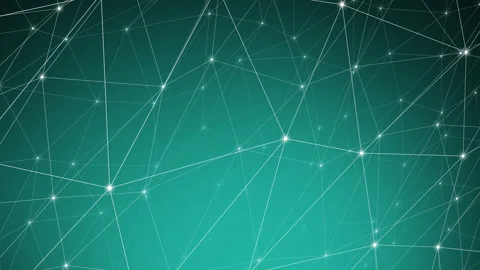 Repeating triangular shapes and interconnected lines abstract concepts Stock Footage 249538623