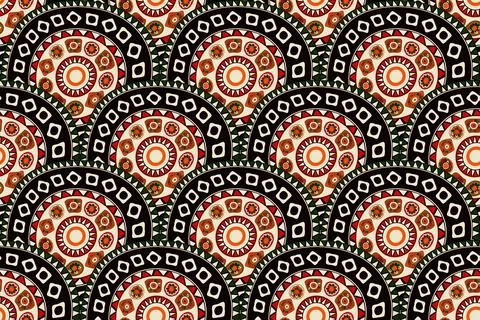 Repeating tribal pattern イラスト素材