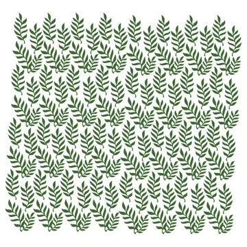 Repeating tropical green leaves pattern Vector Illustrazione stock
