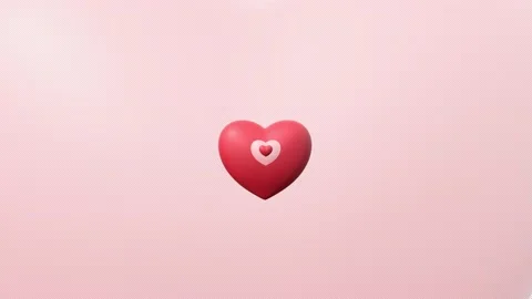 A repeating tunnel of hearts. Stock Footage 169177313