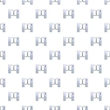 Repeating turnstile pattern controlling public access Illustrazione stock