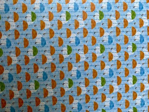 Repeating Umbrella Pattern Stock Photos