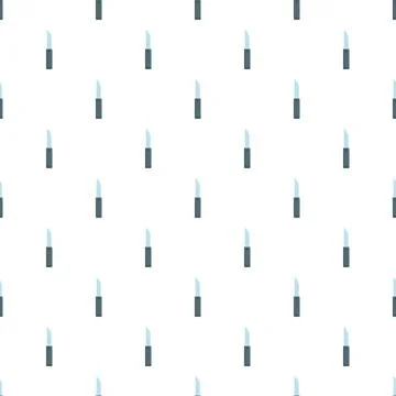 Repeating utility knife pattern creating seamless background Stock Illustration
