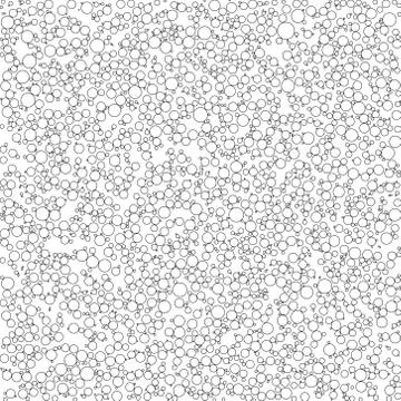 Repeating vector  bubble pattern Stock Illustration