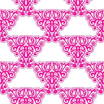 Repeating vector  damask pattern 스톡 일러스트
