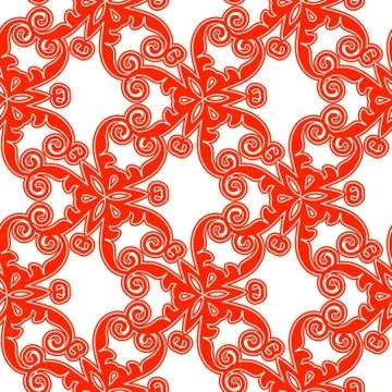 Repeating vector  damask pattern 库存插图