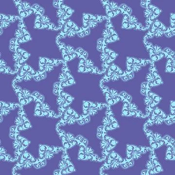 Repeating vector  damask pattern Stock Illustration