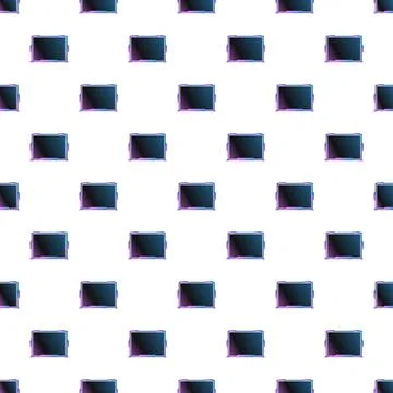 Repeating video screens on a seamless technological pattern Stock Illustration