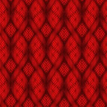 Repeating volume braided knitting background Stock Illustration