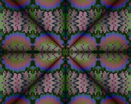 Repeating wavy line illustration Stock Illustration