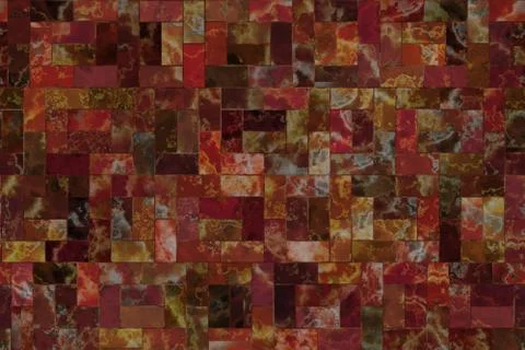 Repeating  wide  marble slice  masonry background Stock Illustration