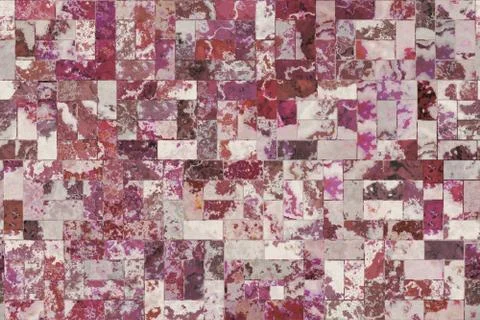 Repeating  wide  marble slice  masonry background Stock Illustration