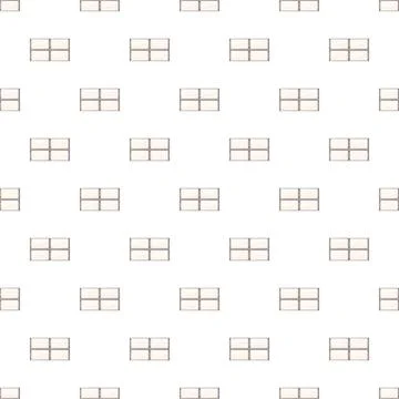 Repeating window panes creating seamless architectural pattern Illustrazione stock