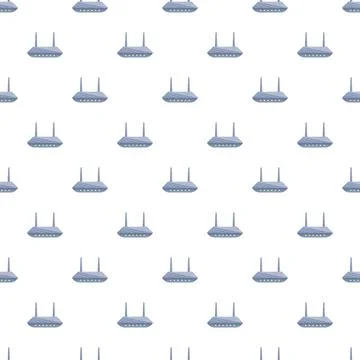 Repeating wireless router pattern creating network connection background 스톡 일러스트
