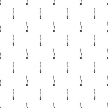 Repeating witch broomstick pattern for halloween magic Stock-Illustration