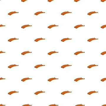 Repeating wooden bridge pattern on white background Illustrazione stock