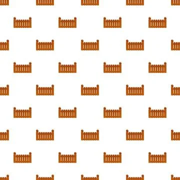 Repeating wooden fence pattern creating boundary background Illustrazione stock