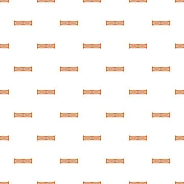 Repeating wooden fence pattern creating modern background design Illustrazione stock
