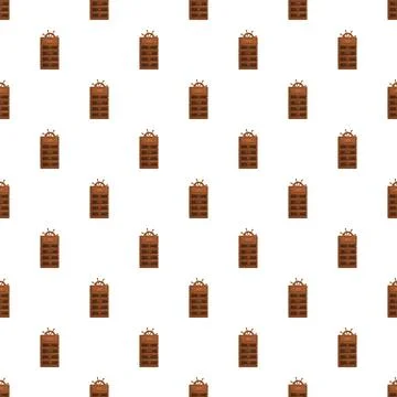 Repeating wooden game board pattern with ship helm Illustrazione stock