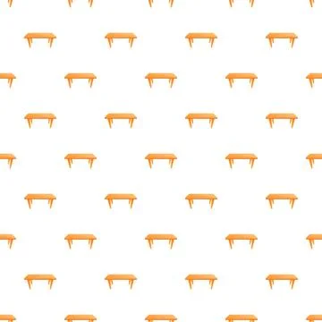 Repeating wooden table elements forming seamless pattern Stock Illustration