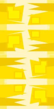Repeating Yellow Pointy Shapes Stock Illustration