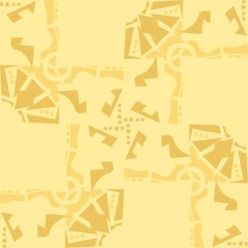 Repeating Yellow Rectangular Shapes イラスト素材