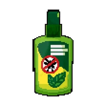 Repellent bug spray color icon vector illustration Stock Illustration