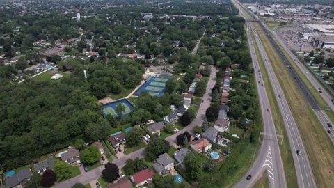 Repentigny - Larochelle park Video stock 342773761
