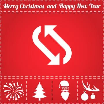 Repetition Icon Vector Illustrazione stock