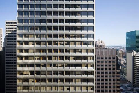 Repetitive modern facade Stock-Fotos