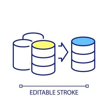 Replace database RGB color icon イラスト素材