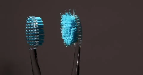 Replace Old Toothbrushes for Better Oral Care and Hygiene Stock Footage 318960887