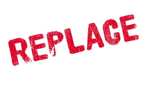 Replace rubber stamp イラスト素材