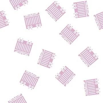 Replaceable leaflet diary glyph vector seamless pattern Stock Illustration