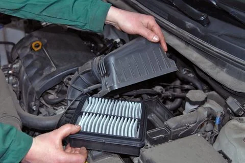 Replacement of air filter Photos