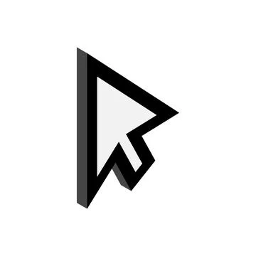 Replacement cursor icon, isometric 3d style Stock Illustration