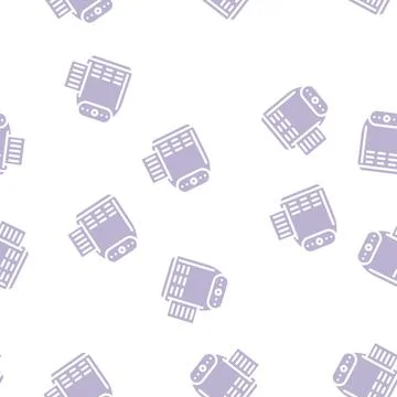 Replacement filter glyph vector seamless pattern flat Stock Illustration