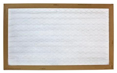 Replacement home air conditioner filter Foto stock