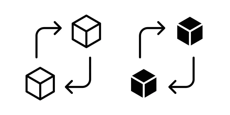 Replacement icon vector design. EPS10 库存插图